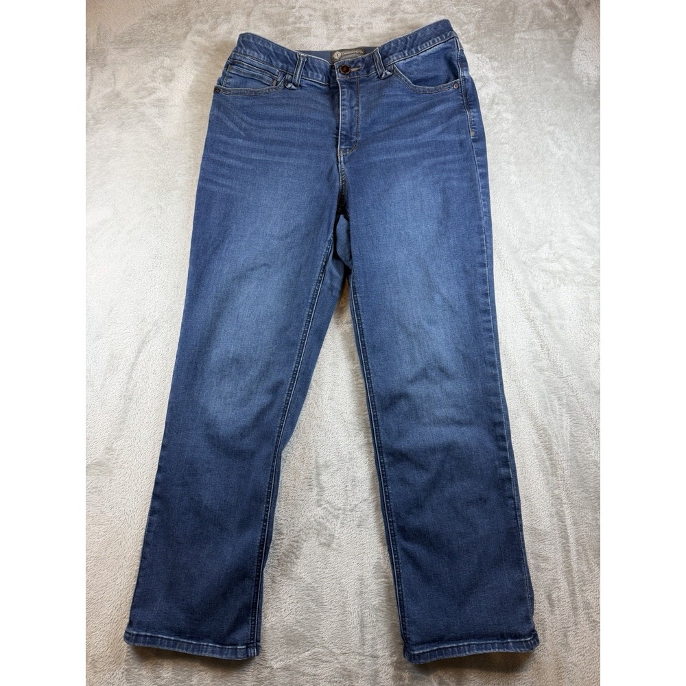 Democracy Jeans Women's 14W Ab"technology Abtechnology Medium Wash ‎ Distressed